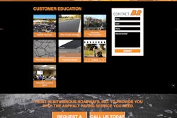 The redesign included reorganizing the main menu into new construction and maintenance, adding a photo gallery, highlighting a 'call to action,' and adding a Customer Education page.