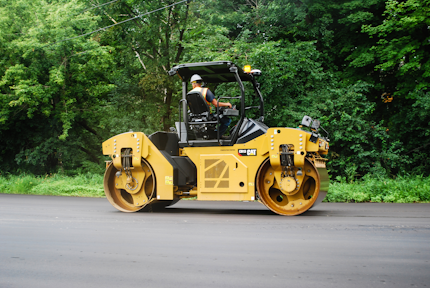Caterpillar Adds New Production Class Tandem Vibratory Rollers To