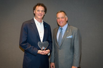 LATICRETE Chairman and CEO David A. Rothberg with Edward Metcalf, North America President & COO.