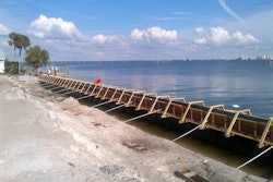MCI-2005 admixture was manufactured locally at Cortec Biotechnology Campus in Sarasota, Florida, before the pouring of the reinforced concrete seawall nearby. Because of the admixture’s use in a project well within a 500 mile radius of manufacturing, MCI-2005 will help qualify the building project to earn LEED credits if desired.