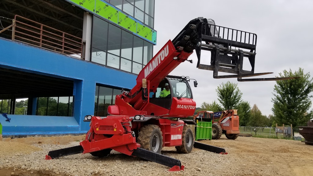 Manitou's Latest MRT Rotating Telehandlers Extend Reach and Lift ...