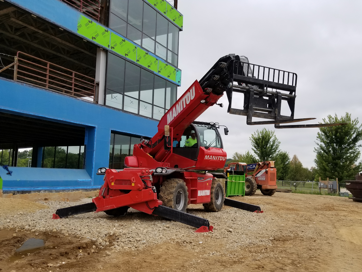 Manitou's Latest MRT Rotating Telehandlers Extend Reach and Lift ...