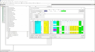 A sample project using On Center Software’s Quick Bid software shows project materials needed along with the contractor's established pricing for creating accurate bids quickly.