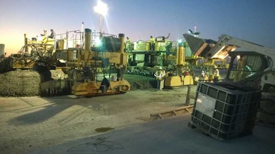 The JFK International Airport runway reconstruction used slag cement because to increase flexural strengths, reduce concrete permeability and resist alkali-silica reaction.