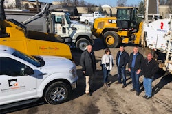 Supreme-Metro's management team (from left) Todd Biglow, vice president of operations; Patricia Ventura, vice president of finance; Jason Ciavarro, president; Adam Johnson, Vice president of concrete; Jack Eckhardt, project manager, estimator.