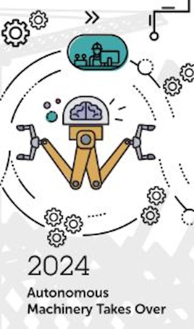 Humans will begin to take a backseat to machines on the job site, from self-driving trucks that deliver materials and remove wastes, to robots that automatically assemble prefabricated units in their predetermined locations.