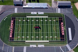 Reconstruction of the Vaughn Field complex required more than 8,000 tons of aggregate and 4,000 tons of six mix designs of asphalt.