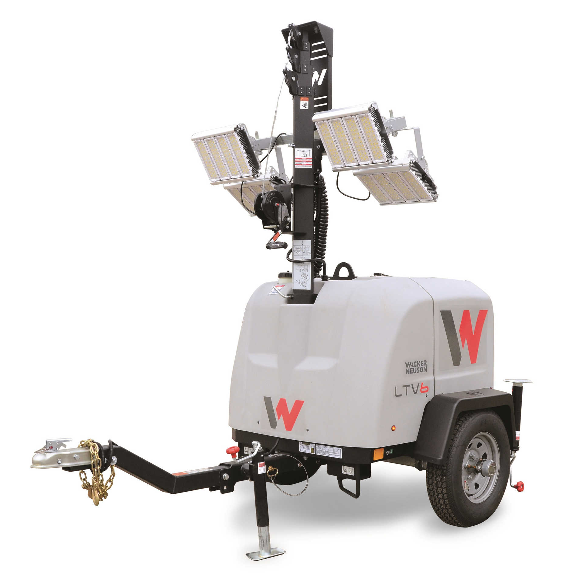Wacker Neuson Ltv6k Led Light Tower From Wacker Neuson Corporation For Construction Pros