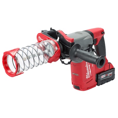 Milwaukee Tool SDS Plus DUST TRAP Drilling Shroud Enables OSHA Compliance Without a Vacuum From Milwaukee Tool Corp. For Construction Pros