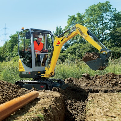 4 Wacker Neuson Et16 Excavator Action 2018
