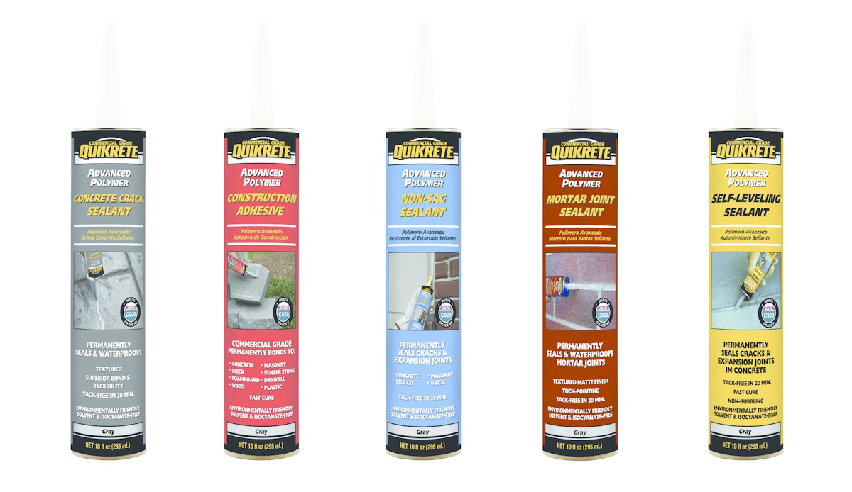 QUIKRETE Advanced Polymer Sealant Adhesives From The QUIKRETE
