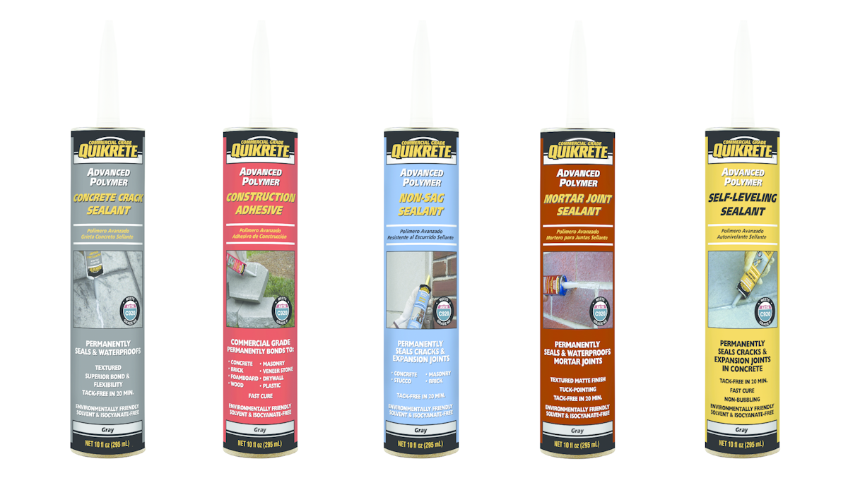QUIKRETE Advanced Polymer Sealant Adhesives From The QUIKRETE