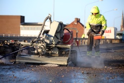 Some hydrodemolition models can remove as much as 800 square feet of bridge deck at a depth of four inches per hour, a fraction of the time it would take a crew of workers with jackhammers to accomplish the same thing.