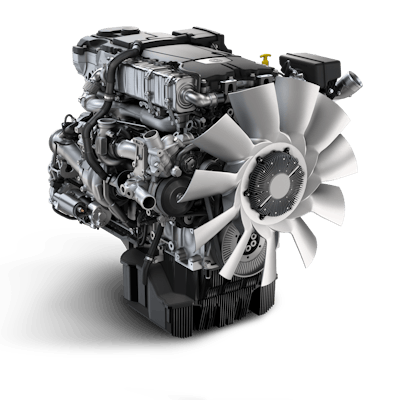 Detroit Dd8 Engine Three Quarter Front View