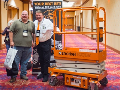 Don Ahern (left) With Kevin Davis Of American Rentals