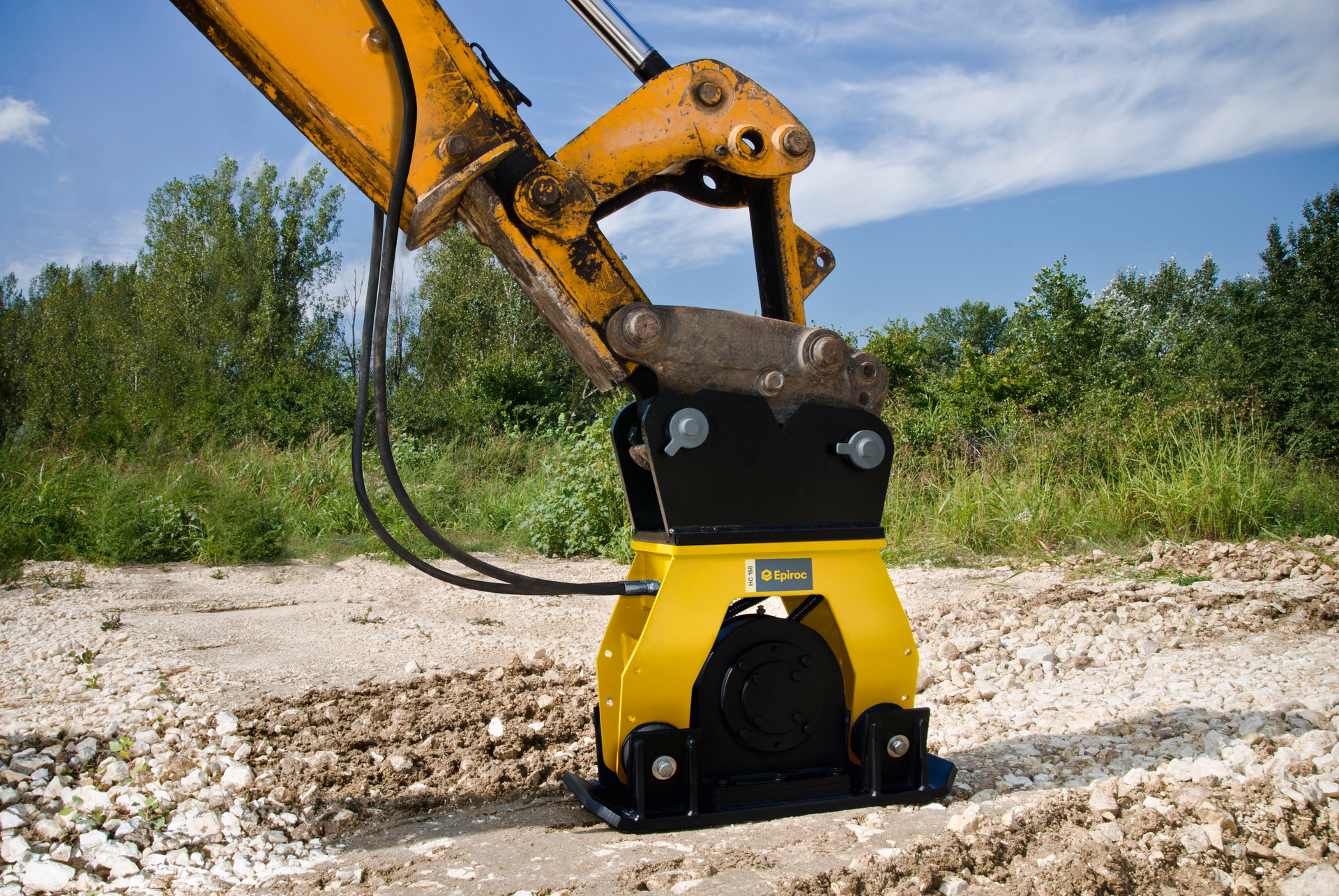 Details about   *New* Atlas Copco RC850 hydraulic compactor excavator attachment 