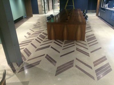 Artistic Concrete Category - Grand Prize Winner – Business Interiors, Woburn Mass. – Microsoft Boston