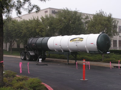 Sealer producers estimate that using ready-to-use sealer and a drop tank can save a contractor between 25% and 50% of their time on a job.