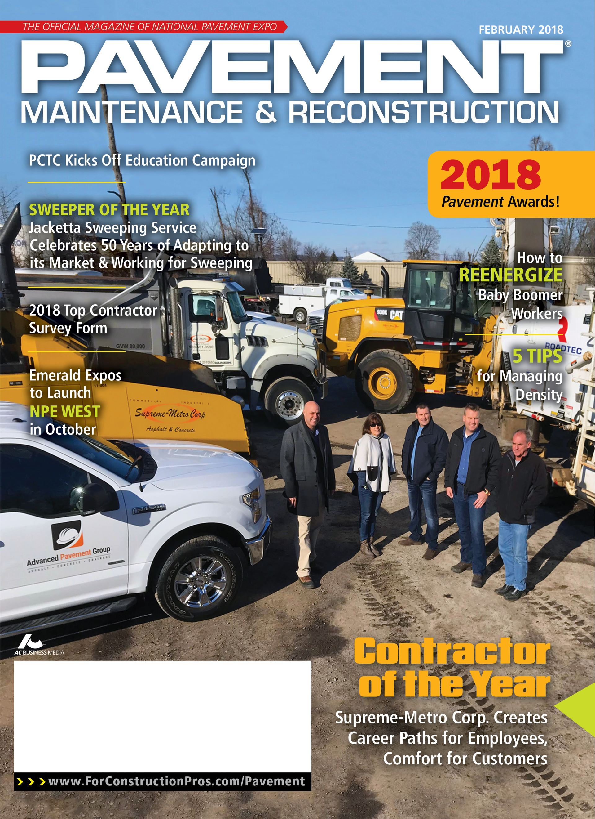 Pavement Maintenance & Reconstruction February 2018