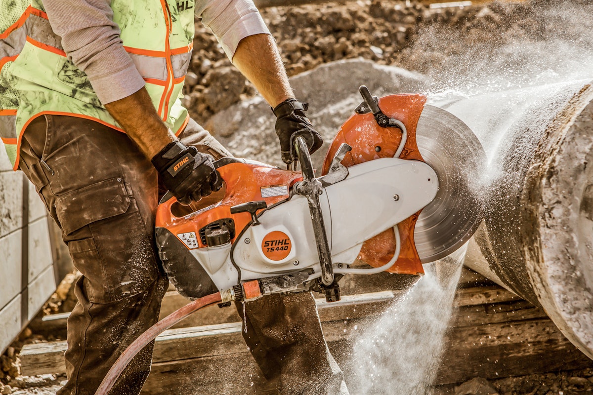 Stihl 440 concrete saw deals
