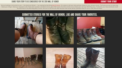 Red Wing Shoes is featuring each of its 32 Wall of Honor honoree's tales on its website.