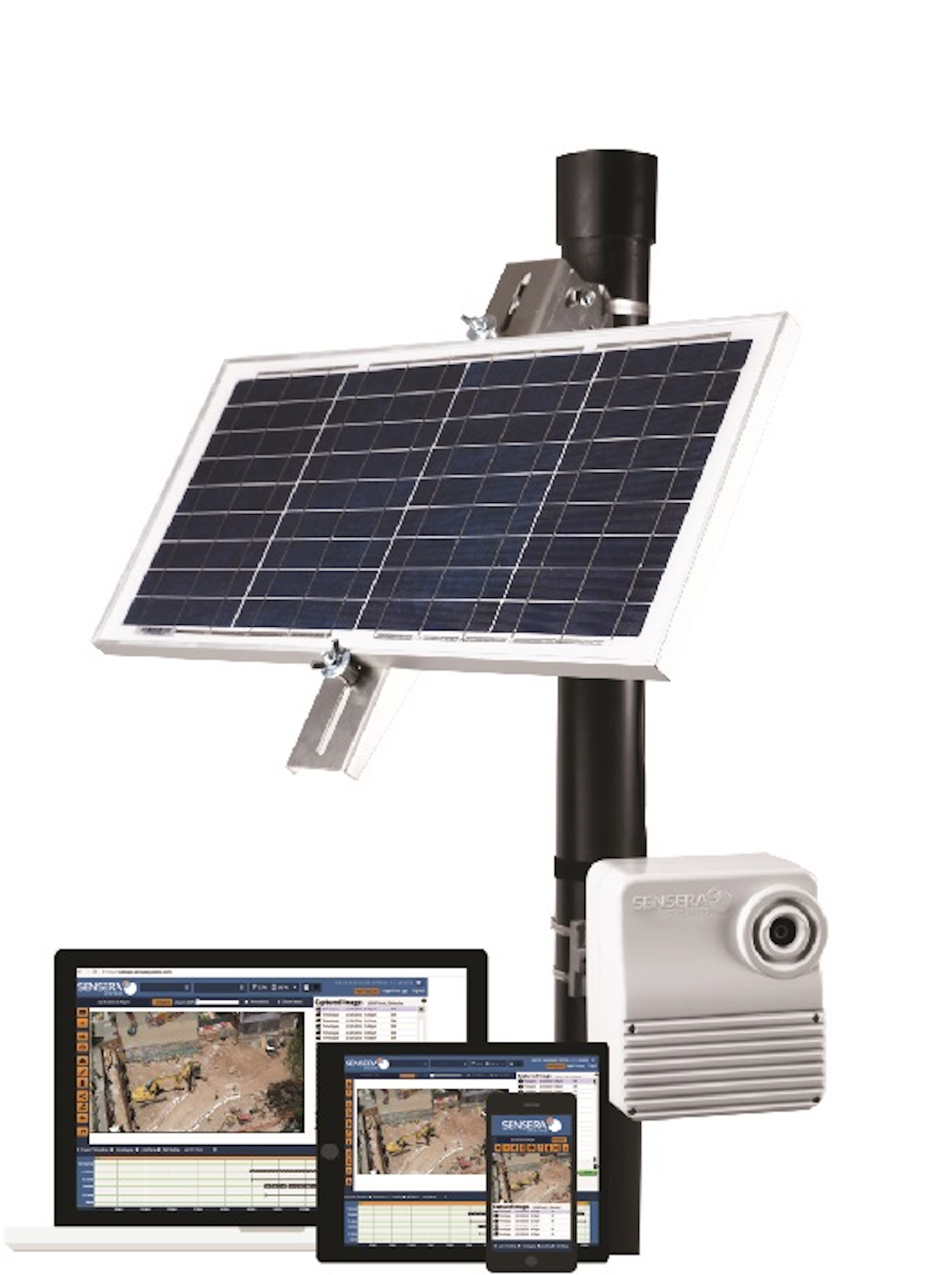 Sensera Solarpowered, Multicamera Jobsite Security System From