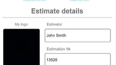 Snappii Estimate Details