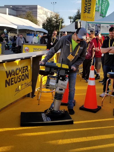 The AS50e was designed with a new shock mount system that allows it to be operated from the side of the machine, as well as behind it, offering a unique advantage in tight spots.