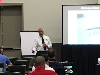 Want to avoid segregation in your paving work? Wayne Jones, Asphalt Institute, in Materials Selection: Matching the Right Materials to the Right Project recommended making sure haul trucks are loaded with hot mix in multiple drops, with the loading sequence being front, back and middle of the truck.