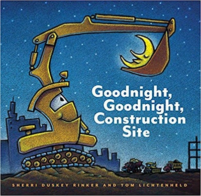 Cover of 'Goodnight, Goodnight, Construction Site' by Sherri Duskey Rinker.
