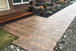 A stamped concrete floor just may be the perfect decorative accent on your next project.