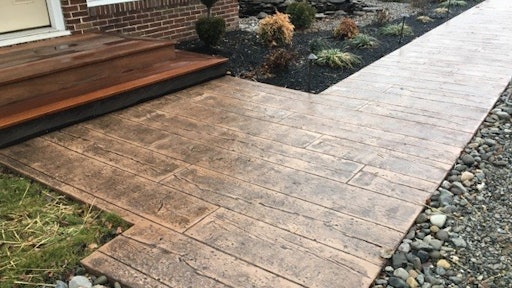 Stamped Concrete Set In Stone For, How To Form Pour And Finish A Stamped Concrete Patio