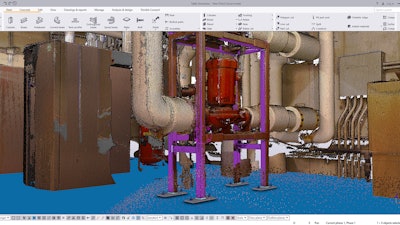 Leverage and coordinate with scan data. Point cloud support for all common formats and support for color when available.