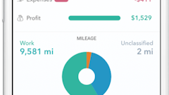 Everlance calculates mileage, trip start time, end time and reimbursement value.