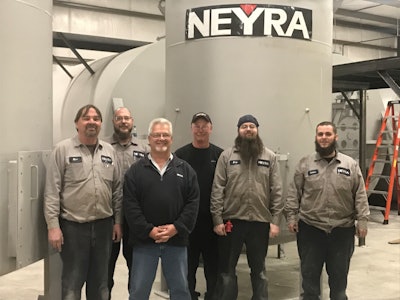 The team at Neyra Industries' new manufacturing plant in Graham, NC.