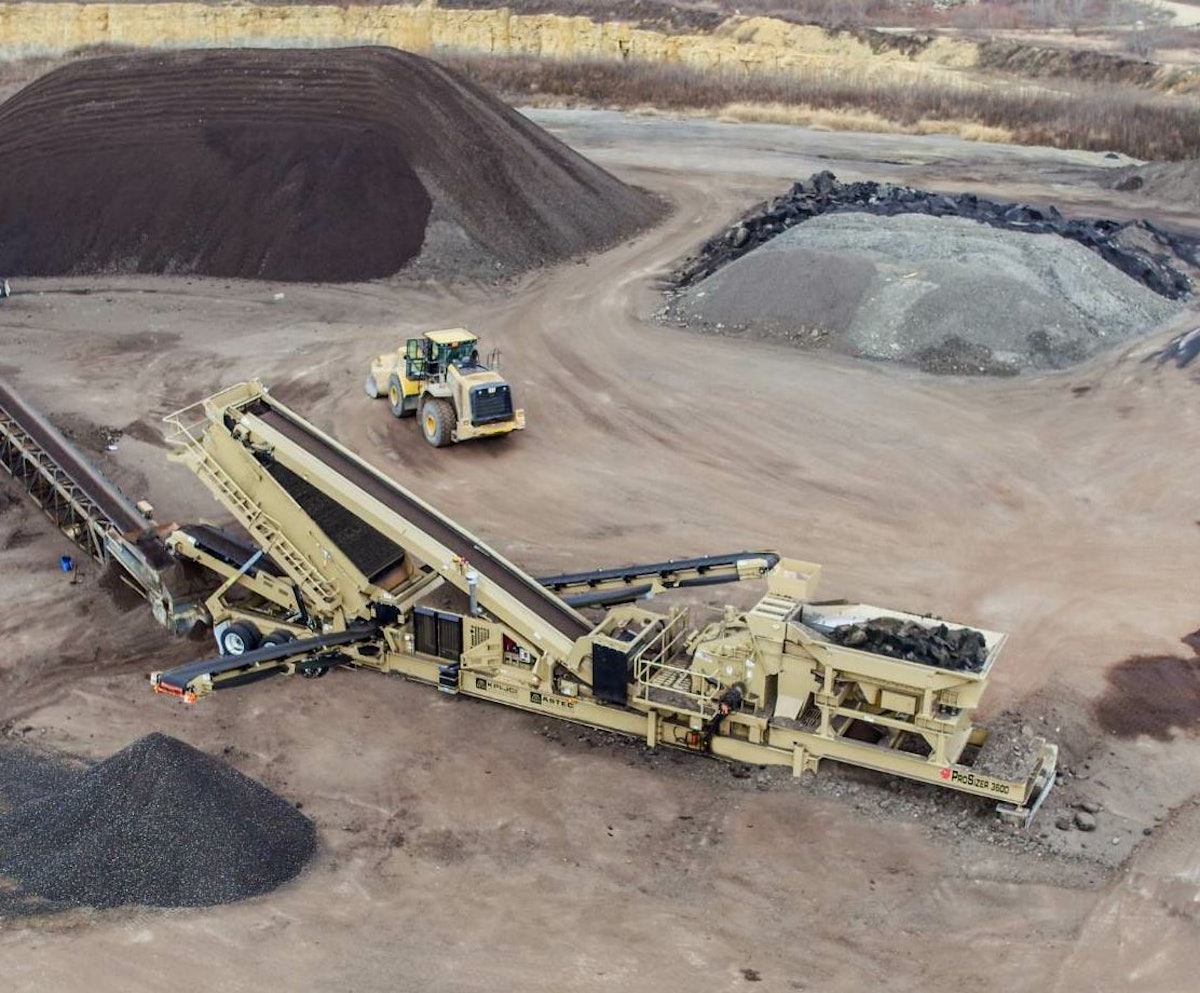 Astec Mobile Screens ProSizer 3600 Single-Load Crushing Plant From