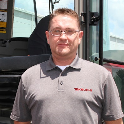 Michael Shebetka, Takeuchi Field Product Manager