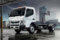 In addition to its traditional diesel-powered FE Series and the all-electric eCanter introduced at last year's Work Truck Show, Mitsubishi Fuso Truck of America will show its new 2019-model gasoline-powered FE line-up at this year's event.