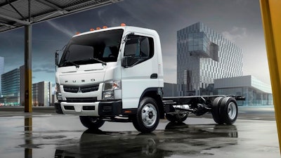 In addition to its traditional diesel-powered FE Series and the all-electric eCanter introduced at last year's Work Truck Show, Mitsubishi Fuso Truck of America will show its new 2019-model gasoline-powered FE line-up at this year's event.