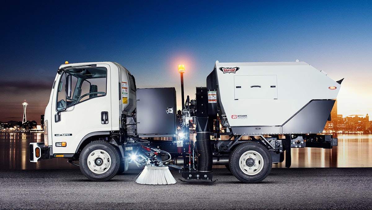 Raptor II (4H) vacuum sweeper From NiteHawk Sweepers Mfg. For