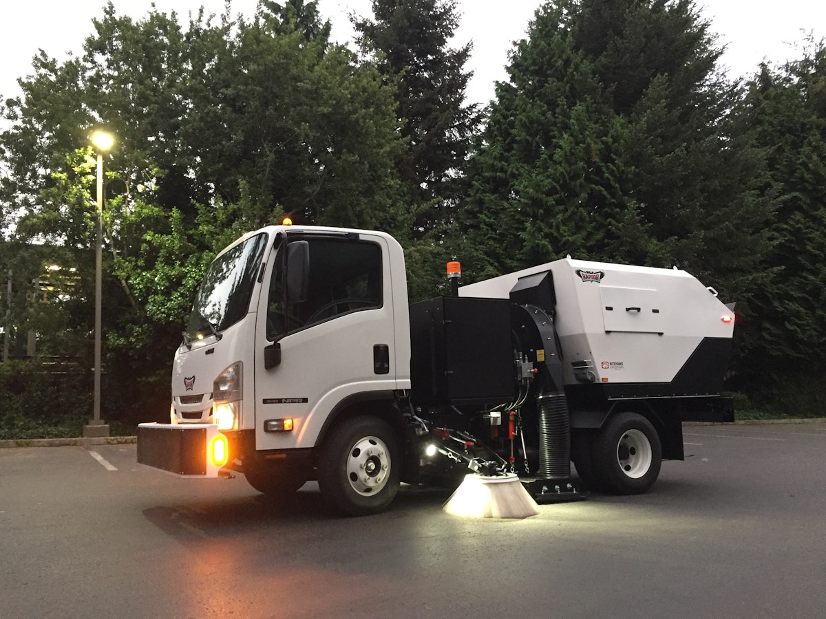 Raptor II Alternative Fuel Sweeper vacuum sweeper From NiteHawk