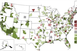 Riverside-San Bernardino-Ontario, Calif. added the most construction jobs during the past year.