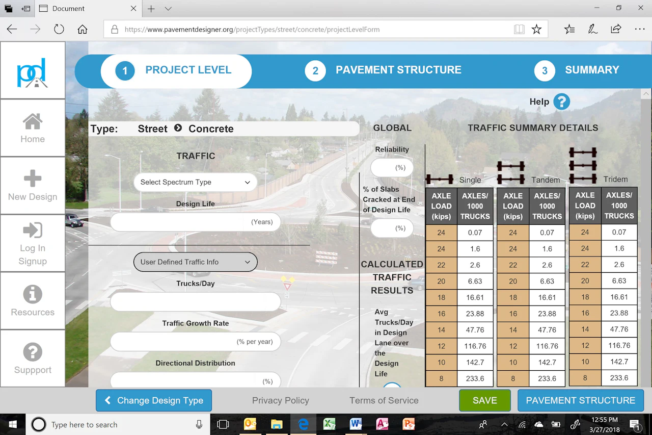 A New Interactive Design Tool For Pavement For Construction Pros