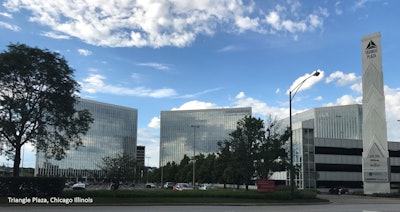 Site Of Komatsu America's New North American Headquarters In Chicago Triangle Plaza