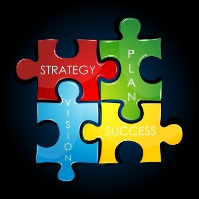 Business Strategy Puzzle Freedigitalimages
