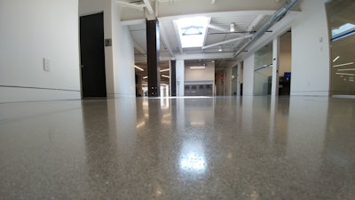 Most polishable overlays have been engineered to mitigate down time on a floor surface and are able to be polished 24 hrs. after placement.