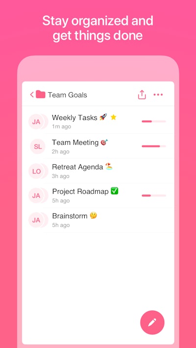Taskade Organize