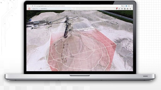 Drone data can be used to calculate stockpile volume and material types to keep inventories up to date and plan production.