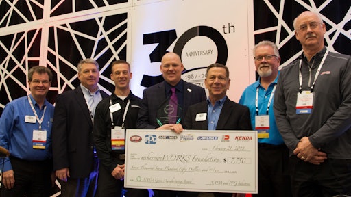 Along with the award from the National Association of Trailer Manufacturers, there is a cash gift that is directed to a charitable organization of the recipient’s choice. Felling selected the mikeroweWorks Foundation as the recipient of the Green Award monetary donation.