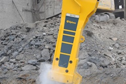 When sizing a breaker, pay attention to the applications and types of materials it will commonly encounter. Image provided by Epiroc.